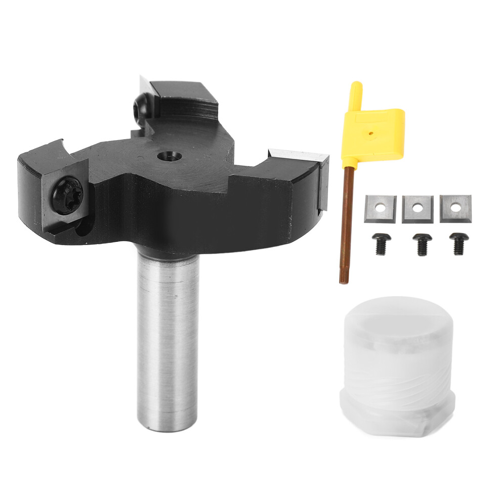 1/2in Shank Insert Style Spoilboard Bit 3 Blade T