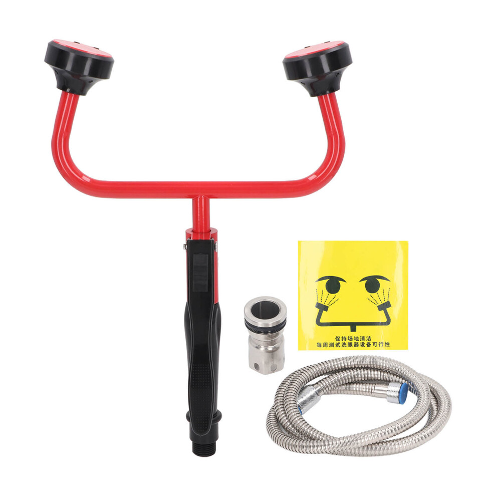 Faucet Mounted Eyewash Station Portable Double-image-OPC-PJM58KP-NEW