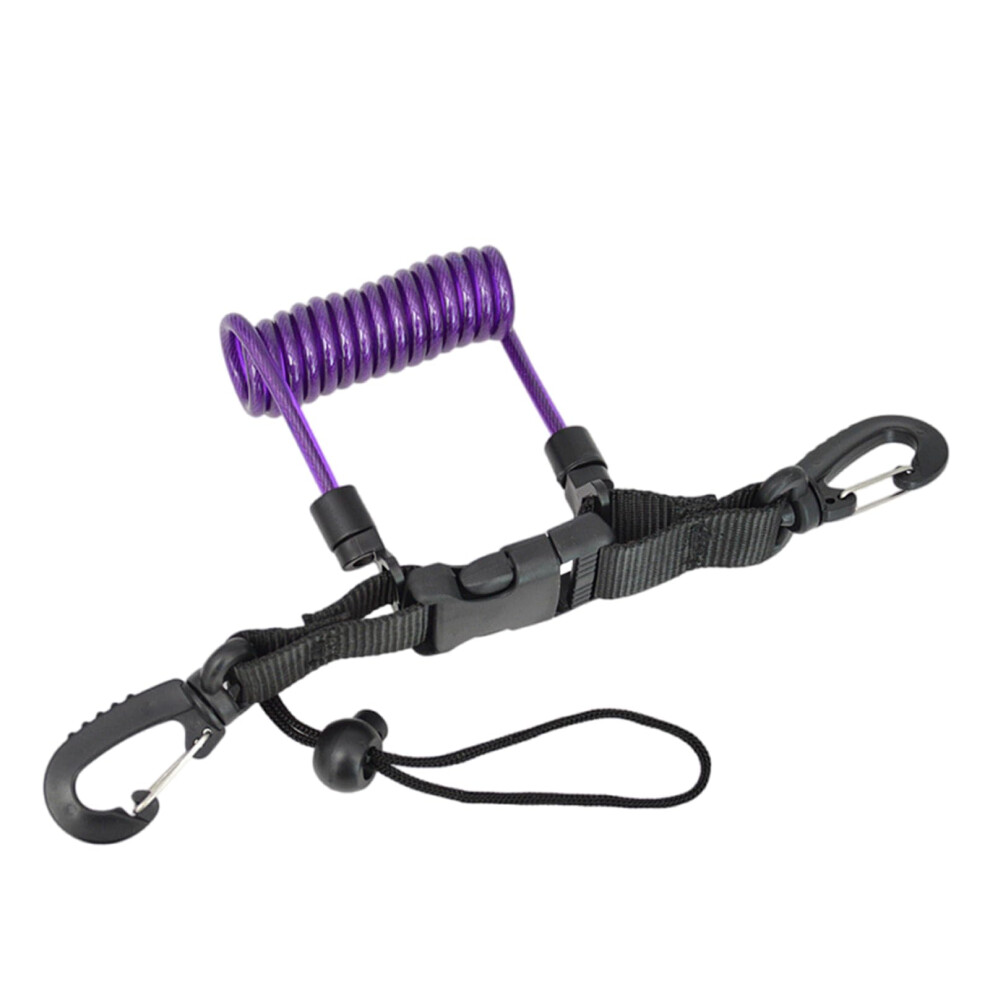 Underwater Camera Anti-Lost Lanyard Strap 1.5M Elastic Cord With Clip Quick Release For Diving And Snorkeling 6482260631639