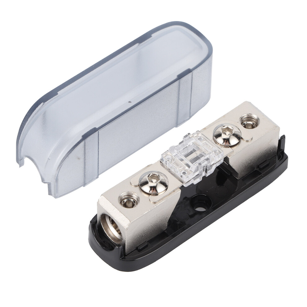 80A Stereo Fuse Holder For Car Boat Rv, Black & Grey, 7X2.3x2.9cm 9401340745193