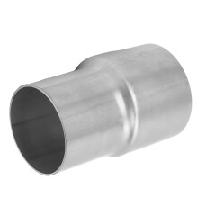Mirror Polished 2.5in to 2.1in Exhaust Reducer Pipe Universal Fit