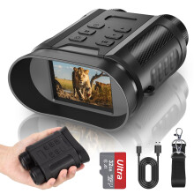 Night Vision Goggles 4K 48MP with 8x Digital Zoom, 2500mAh Rechargeable Battery, and 32GB Card for Camping and Surveillance