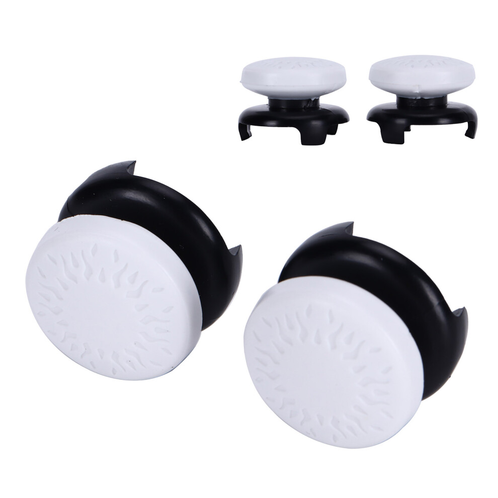 2Pcs Silicone Thumbstick Grips For Ps5 Controller - Height Boost White 9481340747342