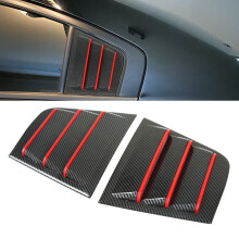 1 Paar Autoseitenfenster-Lüfterabdeckungen aus ABS, Luftventil, Scoop-Shades, Abdeckung, Blind Ersatz für Dodge Charger 2015–2022