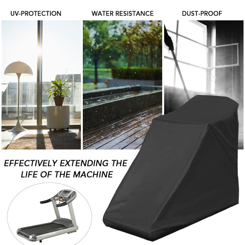 Silver Coated Treadmill Cover Weatherproof with Drawstring Closure 1