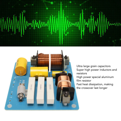 800W 2-Way Crossover Frequency Divider for Stage & Conference Speakers 2