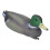 Outdoor Garden Plastic Duck Decoy Floating Simulation Model 34.5x13cm 14