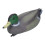 Outdoor Garden Plastic Duck Decoy Floating Simulation Model 34.5x13cm 13