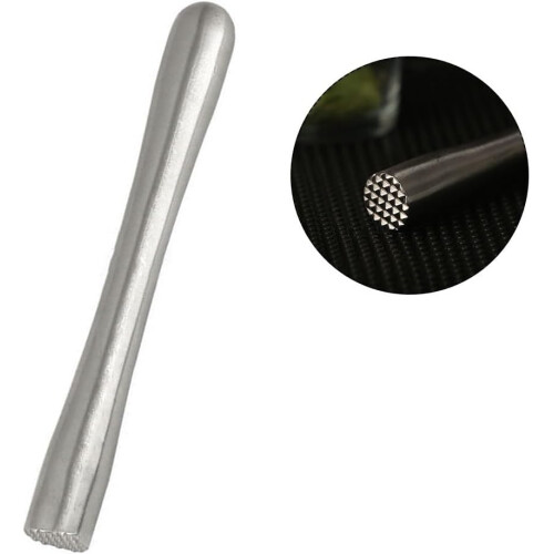 Stainless Steel Cocktail Muddler 22.5 cm for Professionals - Durable, Functional Bar Tool 2