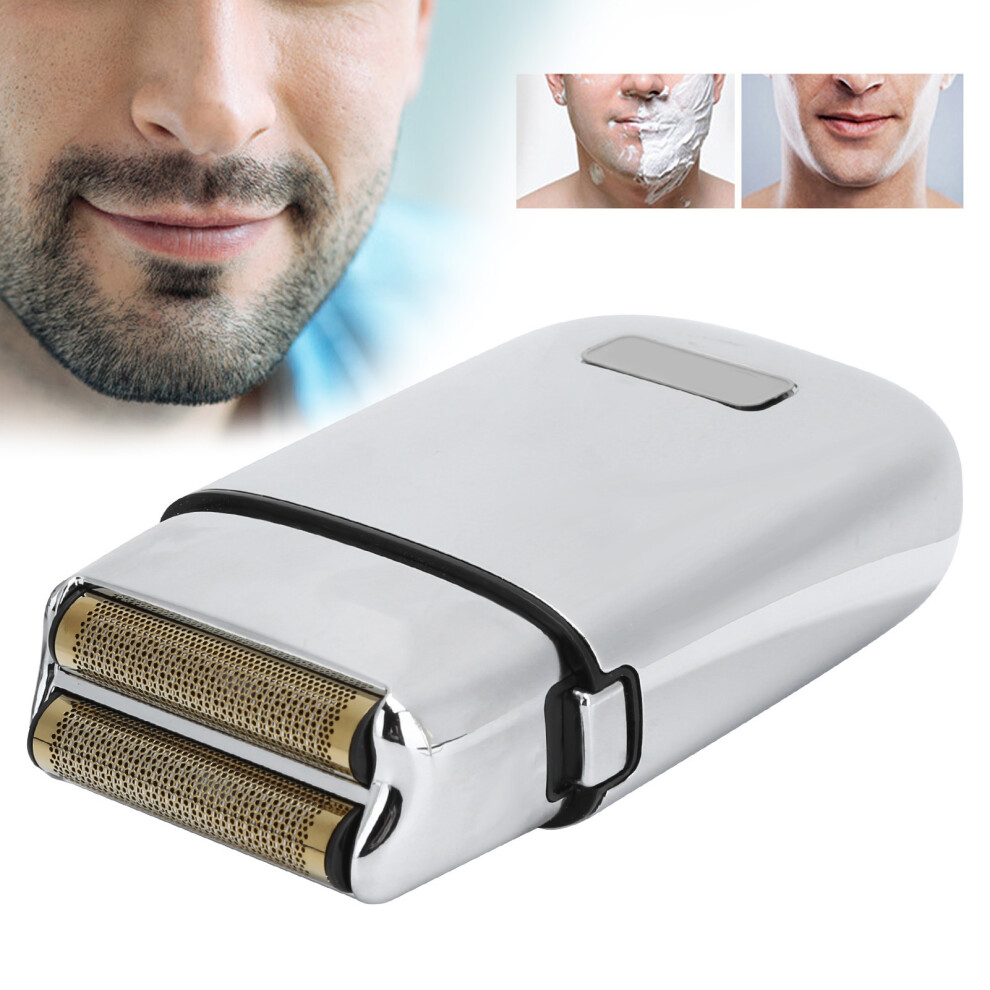 Multi-Functional Silver Men's Razor & Beard Trimmer, Full Metal, 3H Use-image-OPC-PJM5CF7-NEW