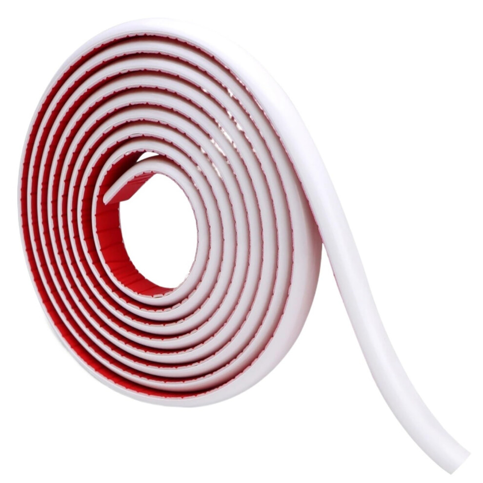Peel And Stick Trim Tape Strips 4 Rolls White Wall Sealing Moulding Flexible Tile Edge Strips 3M For Floors And Walls 6947110112855