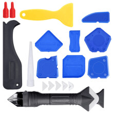 19pcs Silicone Caulking Tools Set - 3in1 Sealant Finishing & Grout Scraper