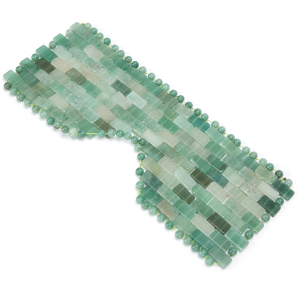 Dark Natural Jade Stone Eye Mask For Relaxation, Puffiness & Circles