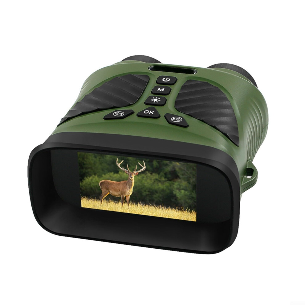 Digital Binoculars Night Vision 3 Inch Ips 2.5K Uhd 40Mp 10X Optical Zoom For Bird Watching Hiking Hunting Camping Green 6276012440866