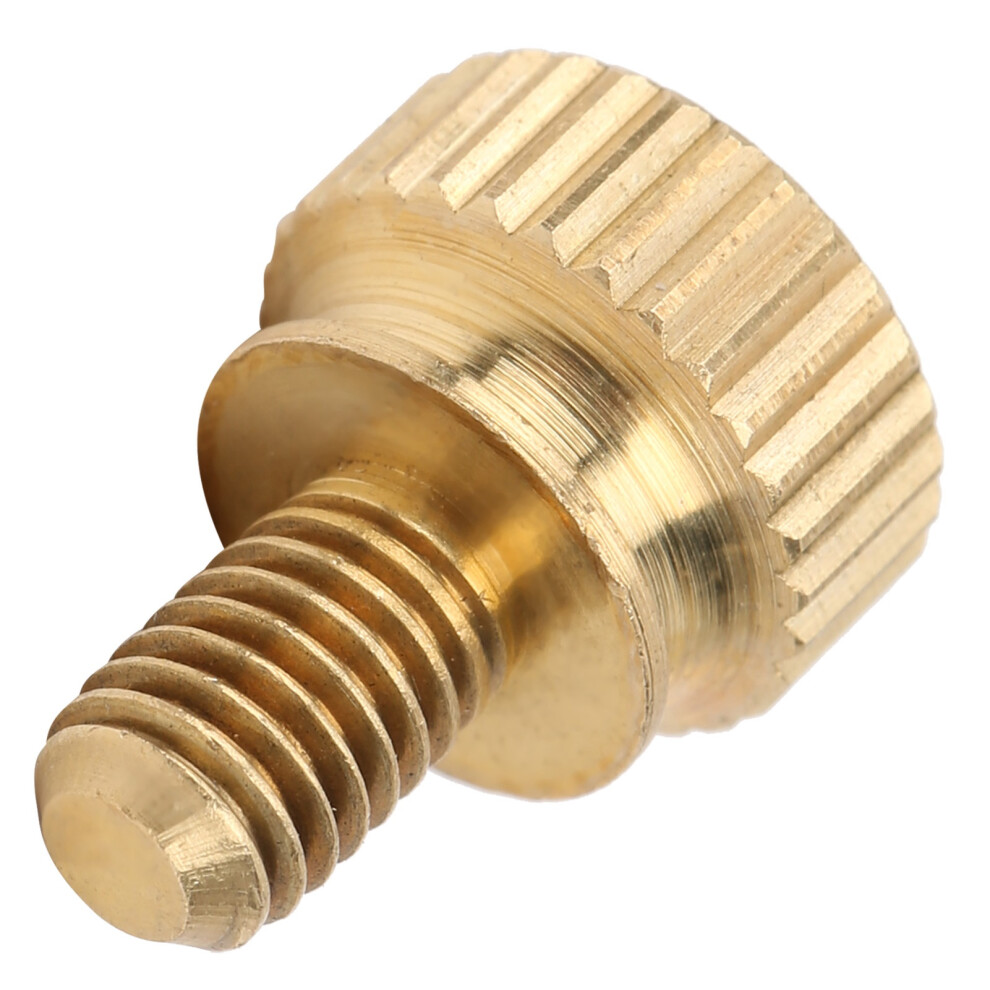 50Pcs Copper Flat Knurled Thumb Screws M5 X 8Mm Non Slip Industrial 7891340755483