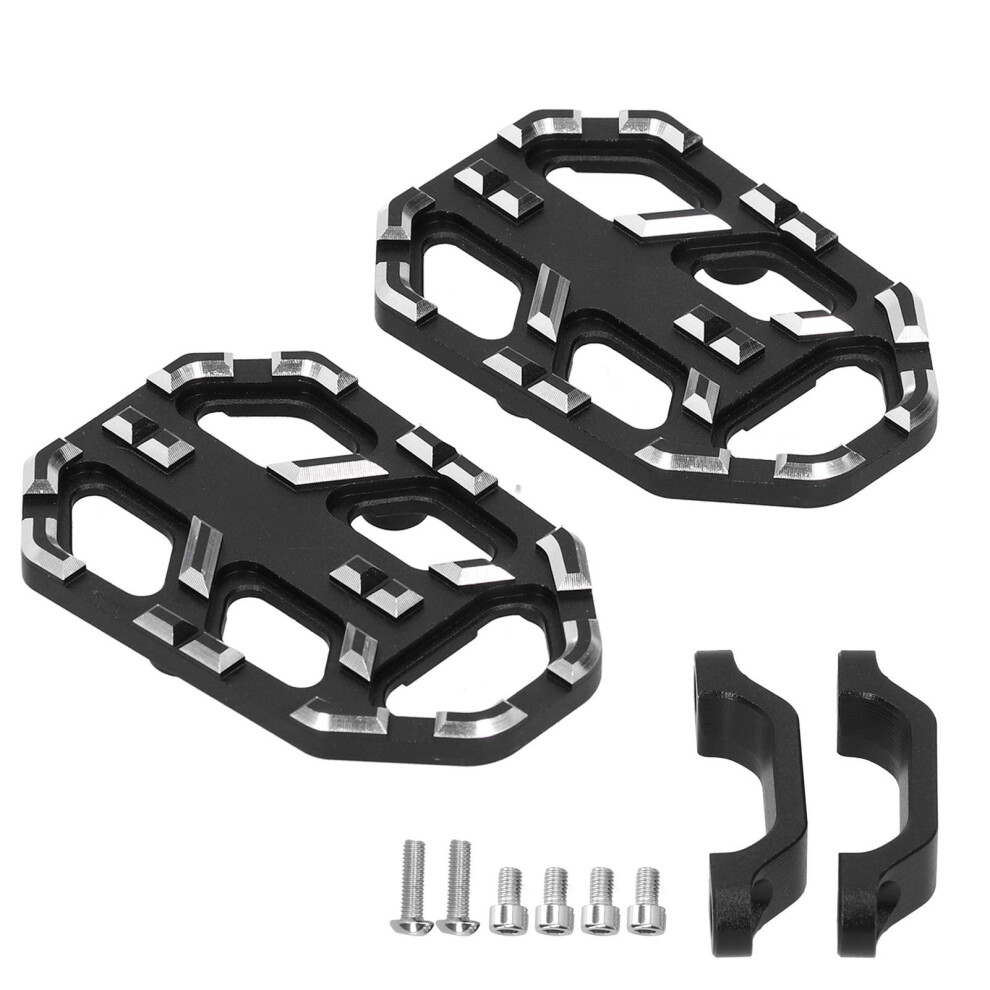 Pair Motorcycle Front Footrest Widen Foot Peg 9121376595240