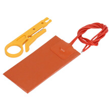Silicone-Gummi-Heizmatte Sichere Hochwärmeübertragung Effiziente Flexible Heizmatte 12V 15W 250