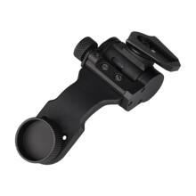 Tactical Metal J Arm NVG Mount Helmet Adapter for PVS 14 Night Vision Goggles, Lightweight and Compact, Black Color