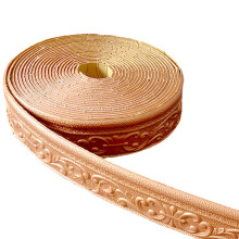 Wall Baseboard Decorative Molding 9M x 8cm, Copper Relief Effect, Durable Removable, Decorative Trim for Wall Design