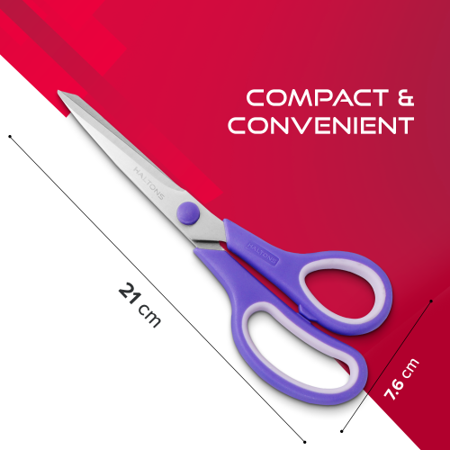 Haltons Multipurpose Scissors Pack of 3 Ultra Sharp Thickened Blades Comfort-Grip Handles 1