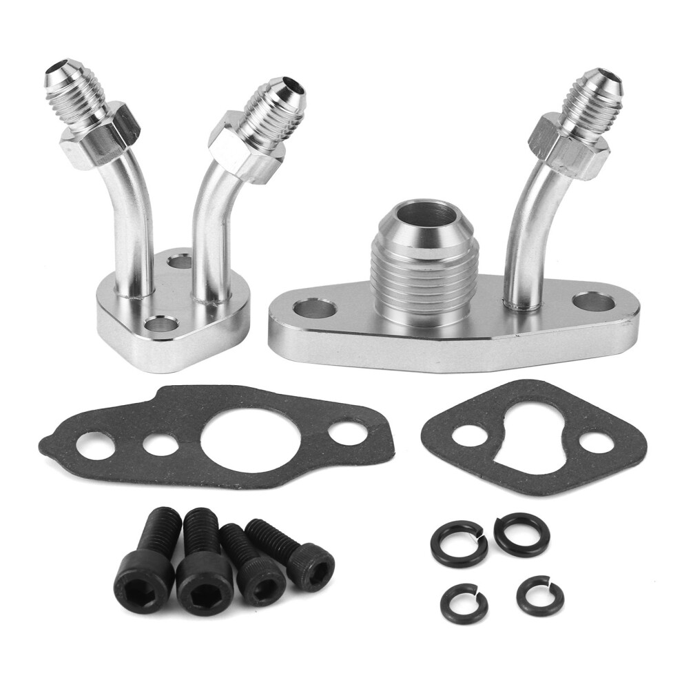 Turbo Oil Feed Flange Water Return Discharge Kit 9121376595738