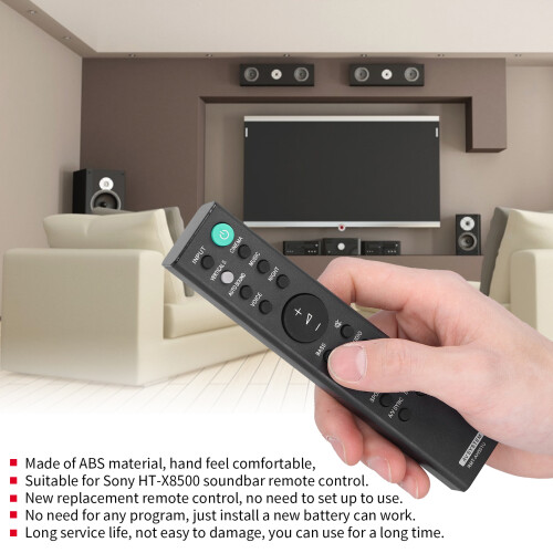 Sony HTX8500 Speaker Remote Control RMTAH501U Replacement Black 2