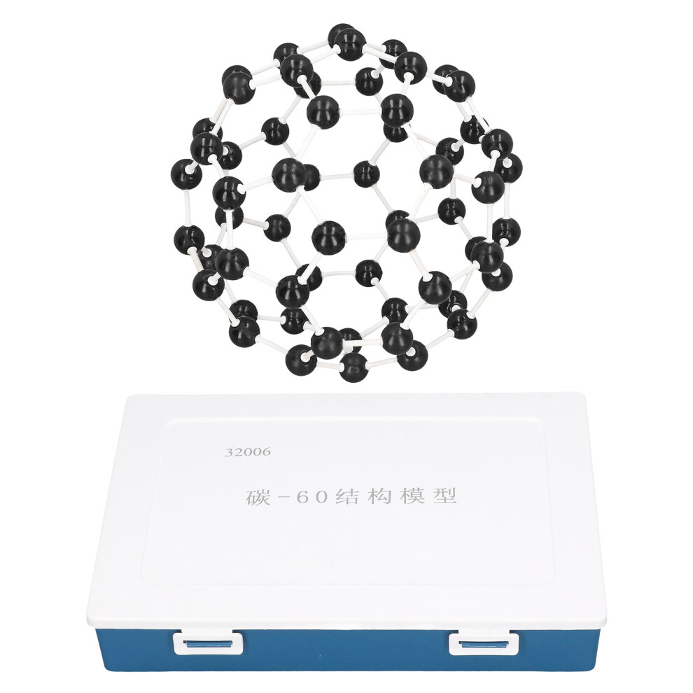 C60 Molecular Structure Model Carbon Atoms and