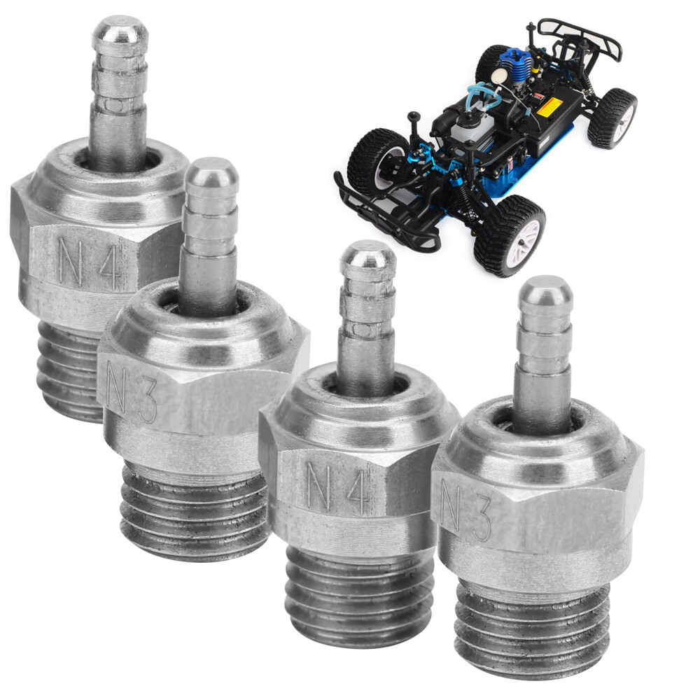 Rc Car Fire Head Spark Plug N3 N4 1.5Mm For Redcat Hsp Methanol Engine Parts 6941340760053