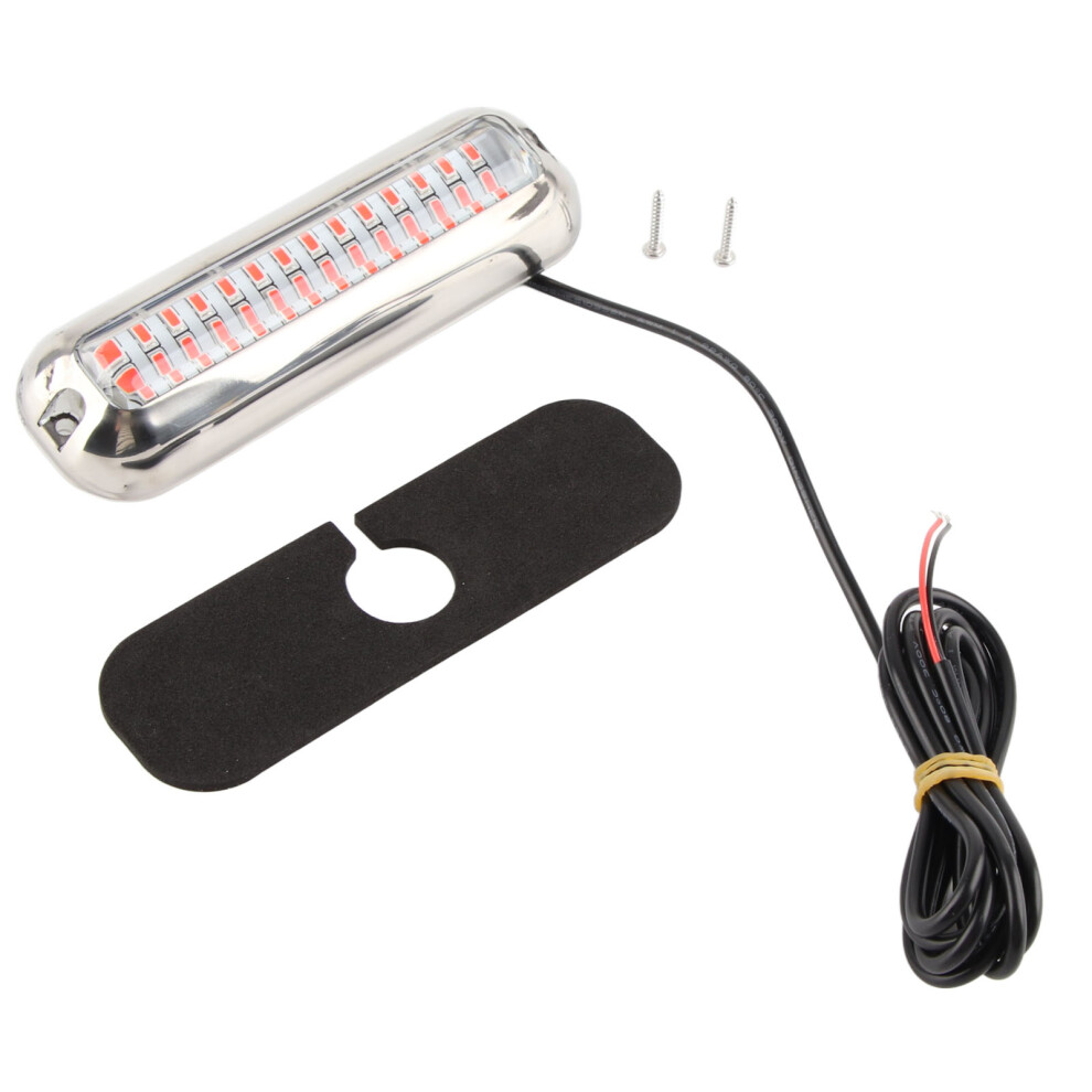 Underwater Boat S Ip68 Waterproof 42 Led Light/Red