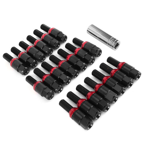 20Pcs Lug Bolts Stud Tuner Style Wheel Screw Nuts 1