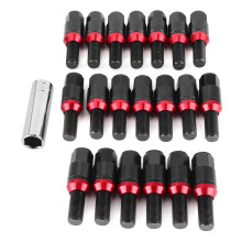 20Pcs Lug Bolts Stud Tuner Style Wheel Screw Nuts