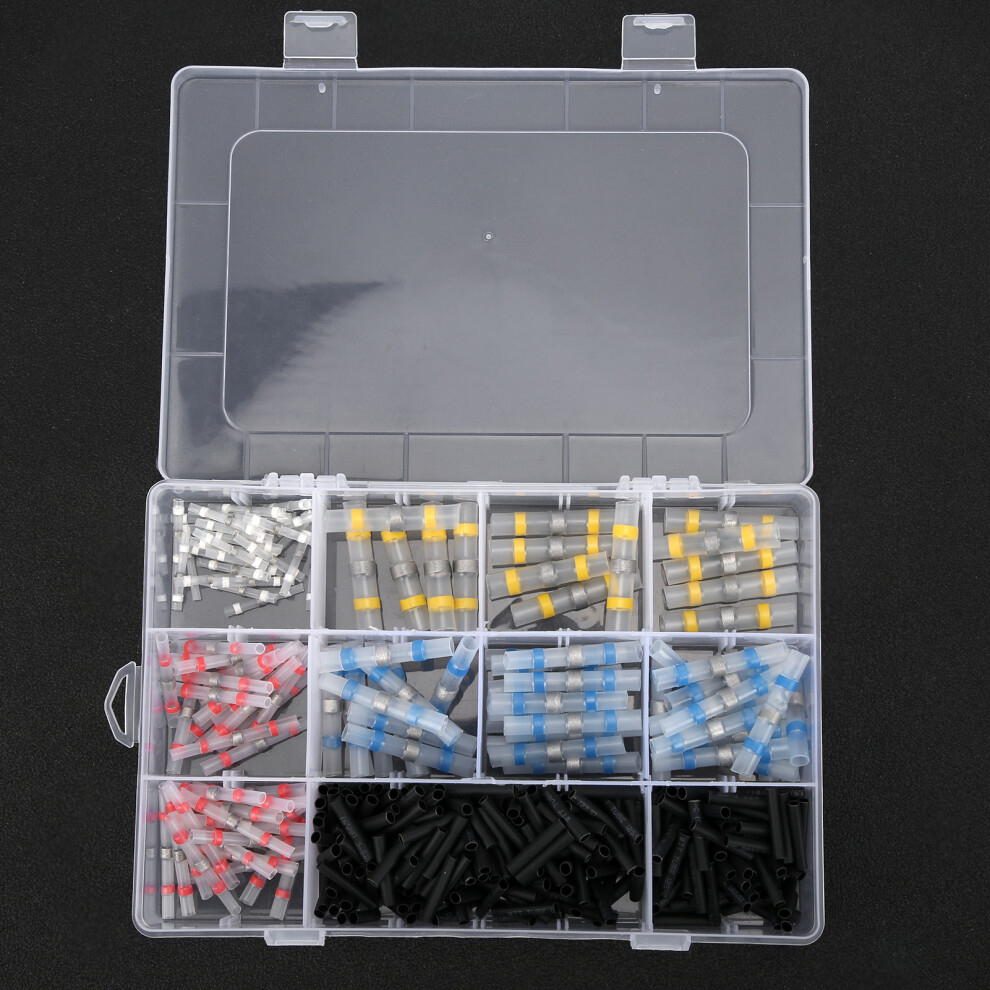 400Pcs Waterproof Heat Shrink Solder Butt Connectors 3X20mm 7641340761997