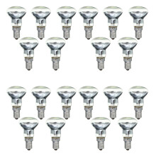 E14 R39 30W Clear Spotlight Light Bulb 20 Pack Compatible with Lava Lamps and Decorative Fixtures