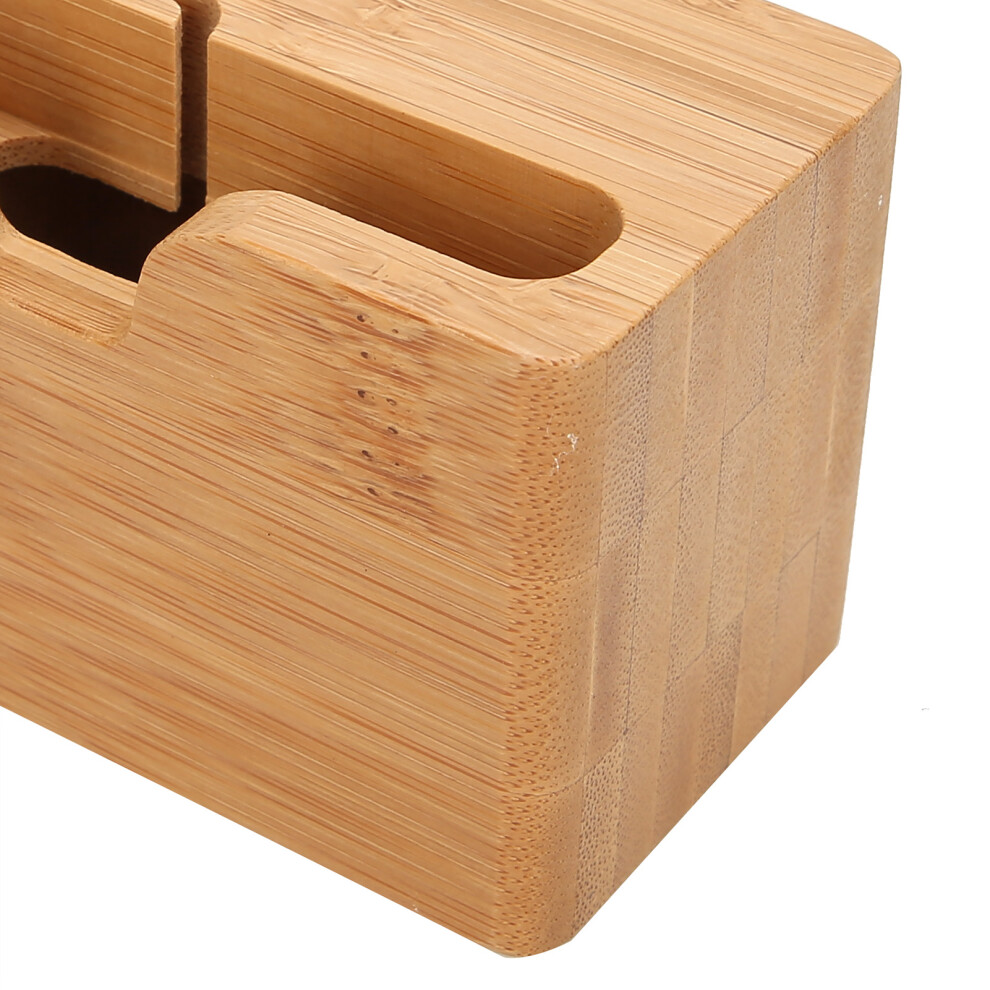 Sustainable Bamboo Charging Dock For Phone And Watch - Compact & Lightweight 8781340766390