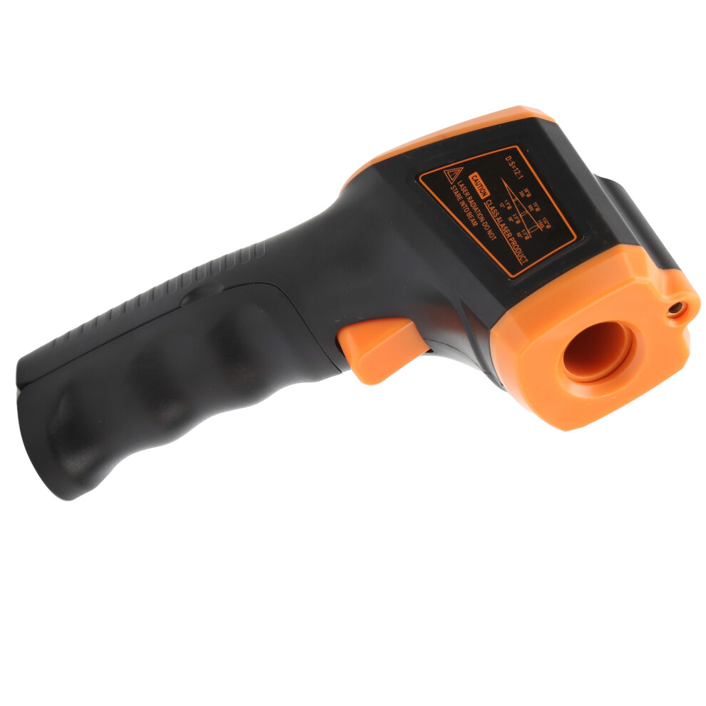 Orange Infrared Temperature Gun Gm320s - Lcd Display Thermometer