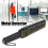 High-Accuracy Portable Metal Detector Security Scanner ABS Material 9