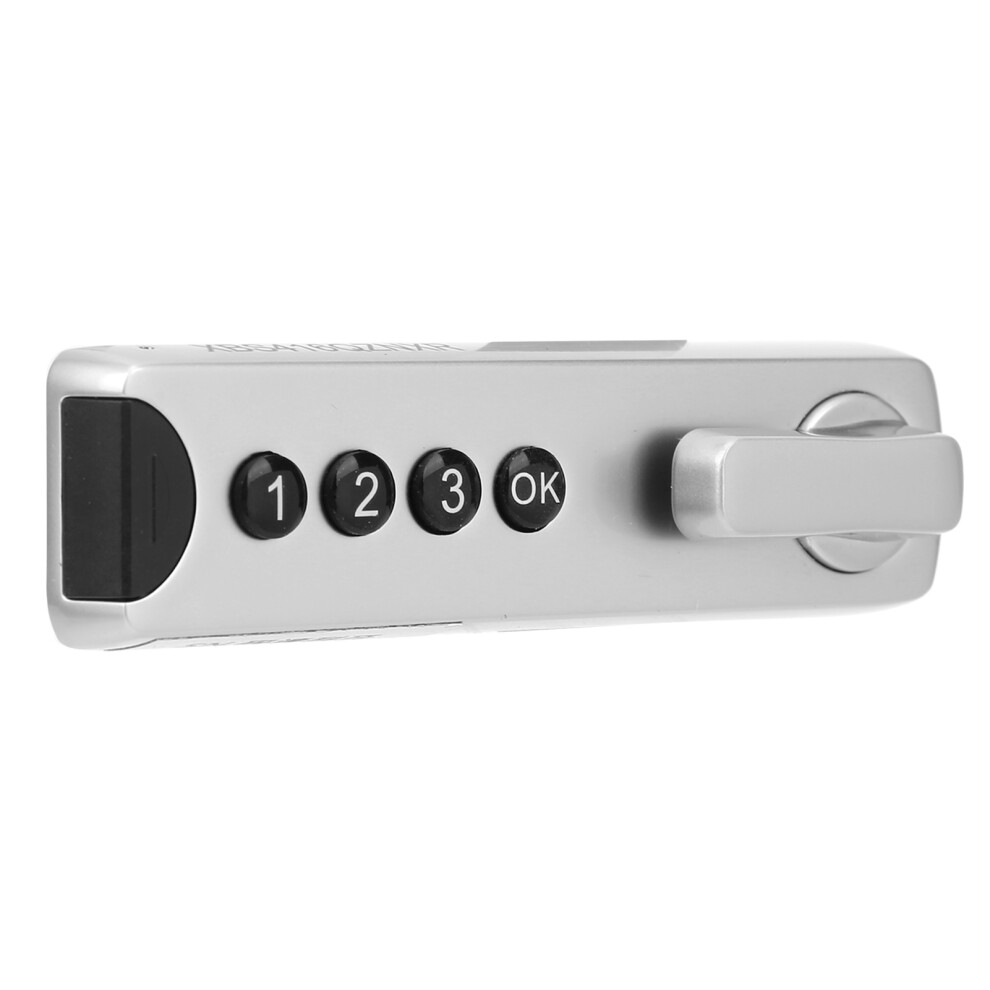Zinc Alloy Smart Password Cabinet Lock 100Mah Battery, Adjustable 1-12 Digits 6941340771028