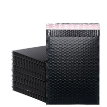 Bubble Envelopes 20 Pieces Black Foam Self Seal Padded Shipping Mailers 13x18cm Durable Mailing Bags