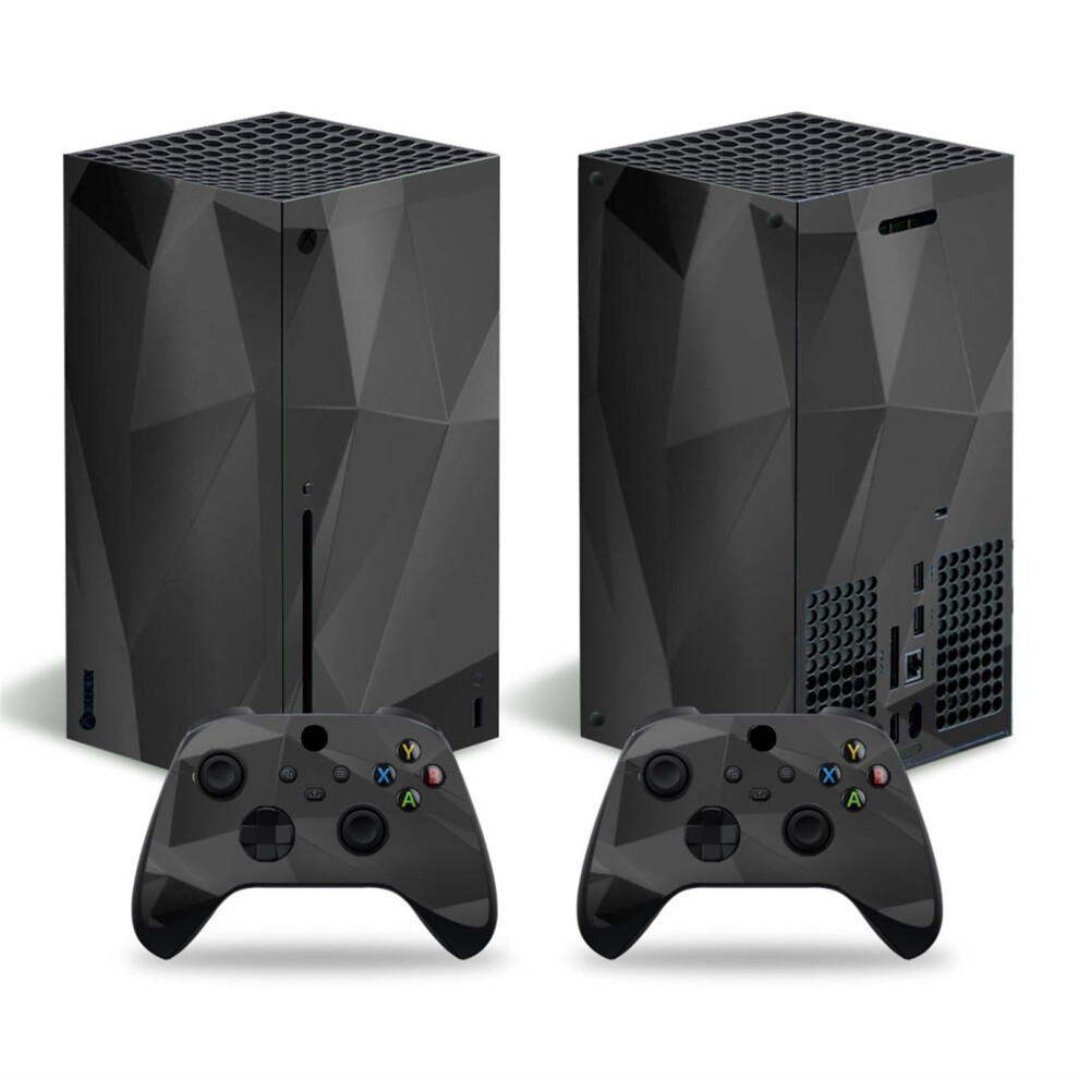 Protective Vinyl Skin Sticker Cover For Xbox Series X Console With Two Free Wireless Controller Stickers, Decal Wrap 6482260632889