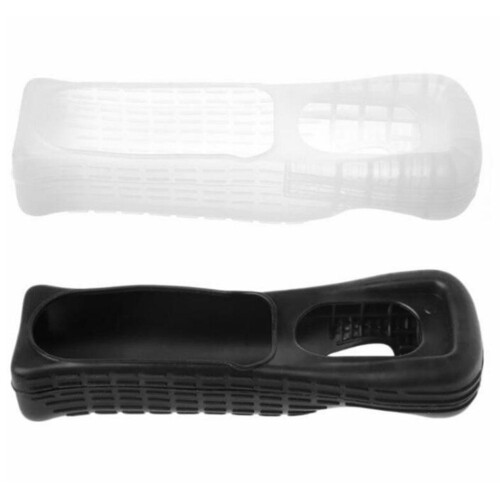 Silicone Wii Remote Case with Wrist Strap - Protective Cover for Gaming Console 2