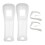 Silicone Wii Remote Case with Wrist Strap - Protective Cover for Gaming Console 2