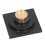Large Black Copper Shower Floor Drain 10x10cm Odorproof Shallow Water 5