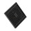 Large Black Copper Shower Floor Drain 10x10cm Odorproof Shallow Water 9