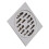 4 Inch Square Floor Drain, Copper Core, Odor & Insect Proof 4