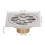 4 Inch Square Floor Drain, Copper Core, Odor & Insect Proof 8