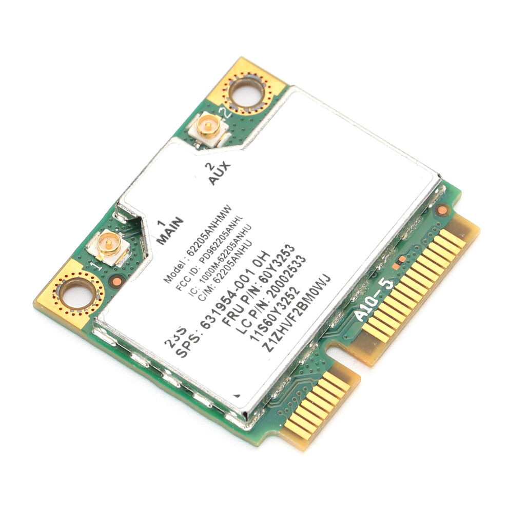 5G High-Speed 6205An Mini Pcie Wireless Network Card 300Mbps Fru 60Y3253 8731340773935