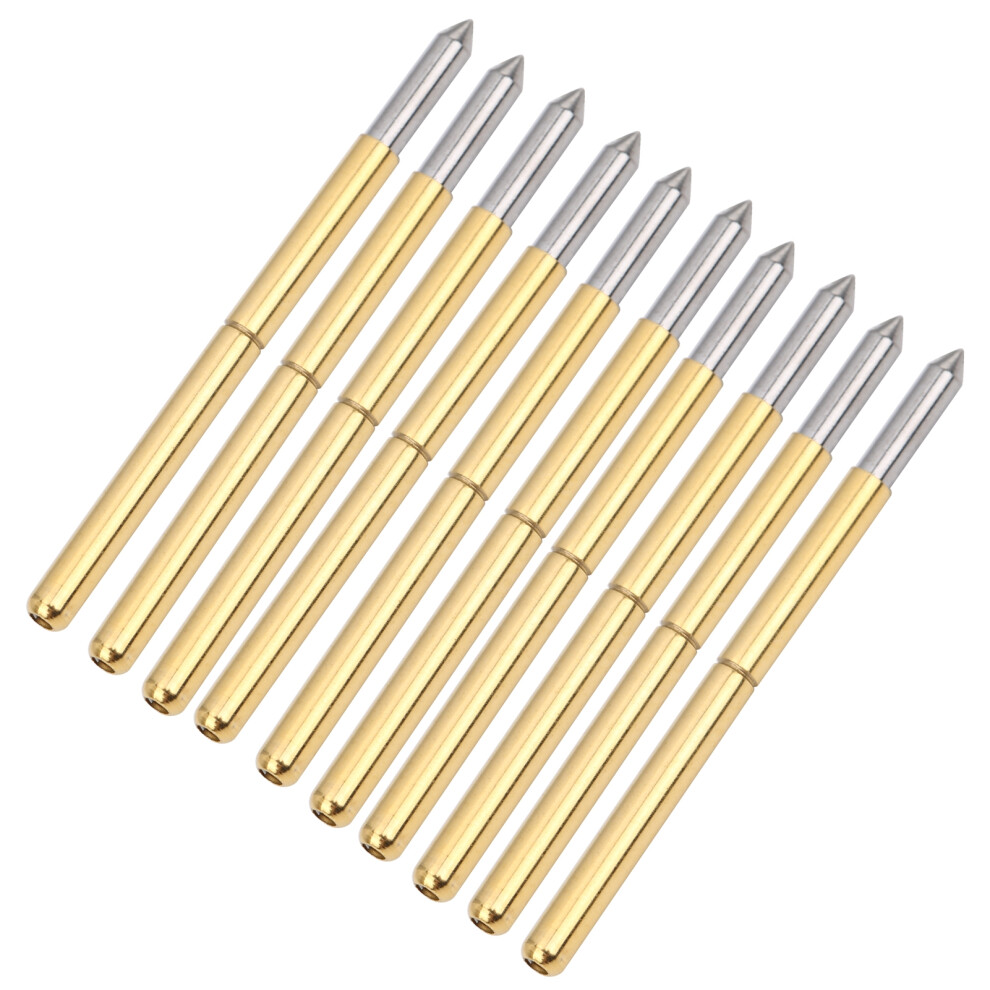 Durable 100Pcs P125âB Spring Test Probes 2.0Mm Brass Pins Precise Fit 4951340776611
