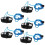 5Pcs Anti Static Wrist Strap, 2‑Circuit, 2m Conductive PU 15