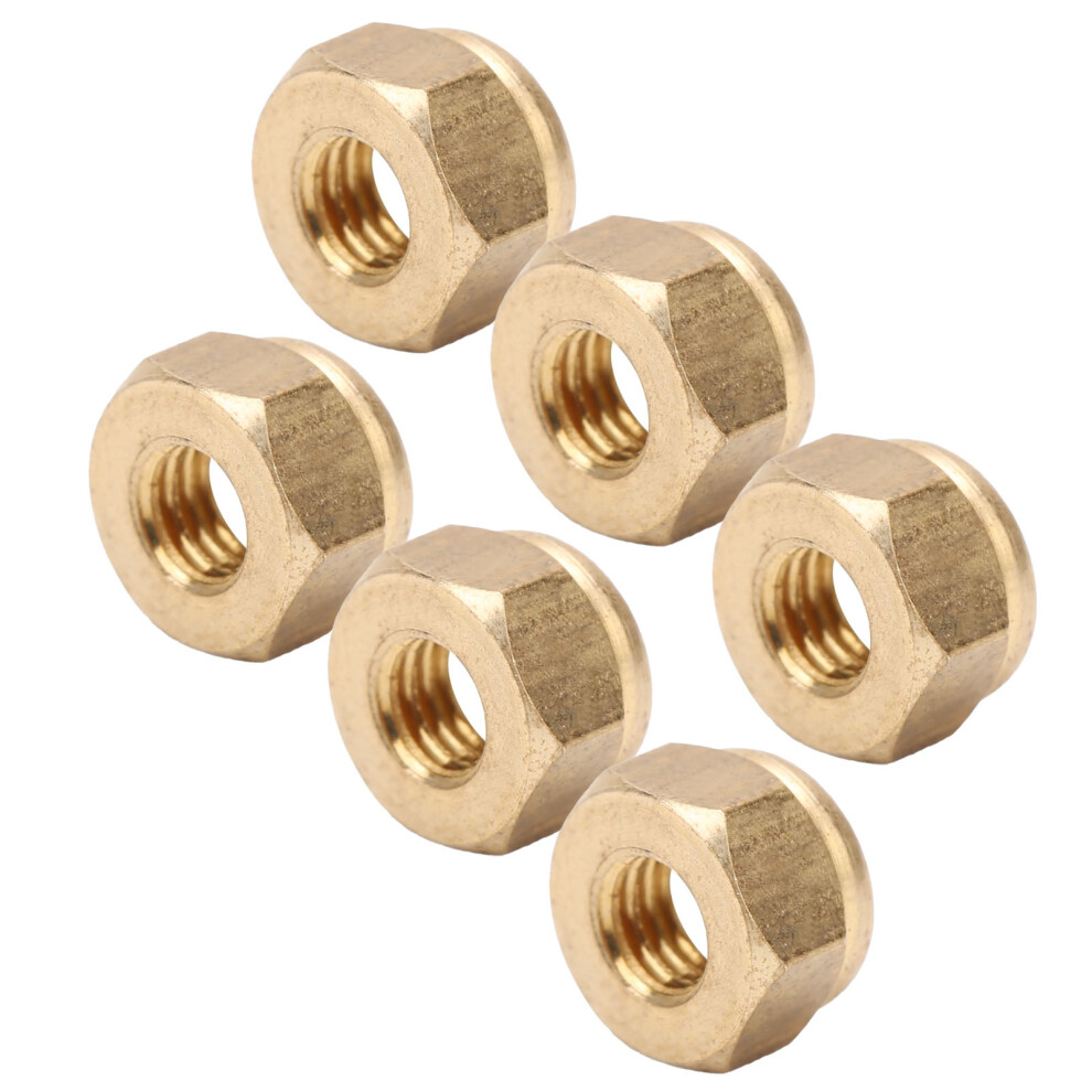 50 Pcs Pure Copper Self-Locking Nut M3-M6 Durable Fastener Hardware 5031340776886