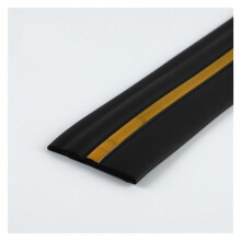 Self-Adhesive Decorative Molding, Flexible 20ft x 4in Black Baseboard Trim, Waterproof Sealing Strip for Walls